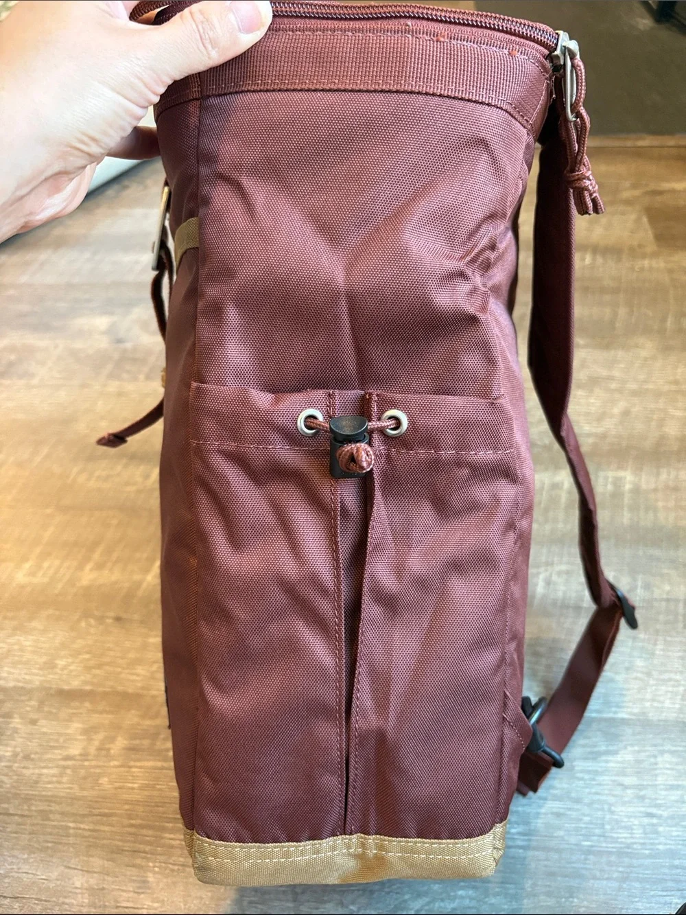 Eddie Bauer Bygone 20L Insulated Backpack Cooler Burgundy